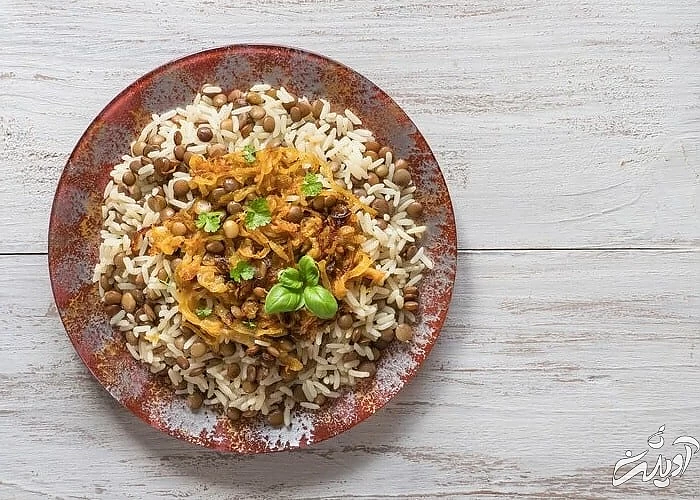 عدس پلو خوشمزه